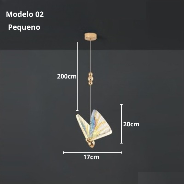 Pendente Minimalista LED - Clifton - 02 Opções de Modelos 02 Opções de Tamanhos